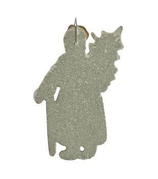 Preview: Kartonornament Nikolaus um 1930