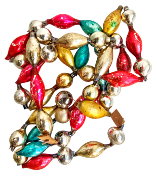 Preview: Glass Bead Garland, ca. 150 cm, around 1920