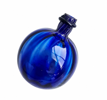 Preview: Heilig-Grab-Kugel / Schusterkugel aus blauem Glas, 18./19. Jahrhundert