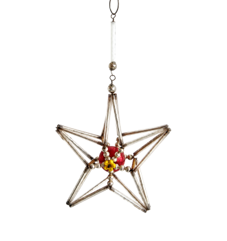 Gablonz ornament Star around 1930