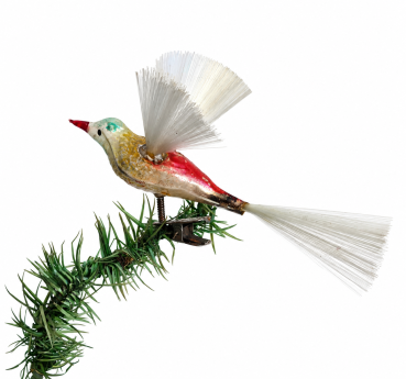 Preview: Lauscha song bird on clip
