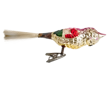 Preview: Glass ornament, owl, lauscha around 1920