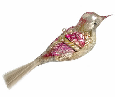 Preview: Songbird with fused-on pendant, around 1920