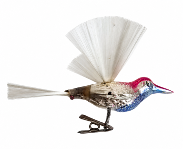 Preview: Lauscha song bird on clip