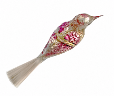 Preview: Songbird with fused-on pendant, around 1920