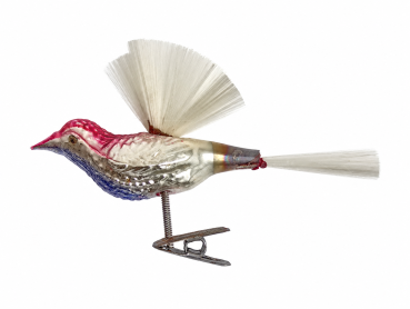 Lauscha song bird on clip