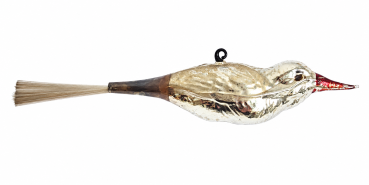 Songbird with fused-on pendant, around 1930