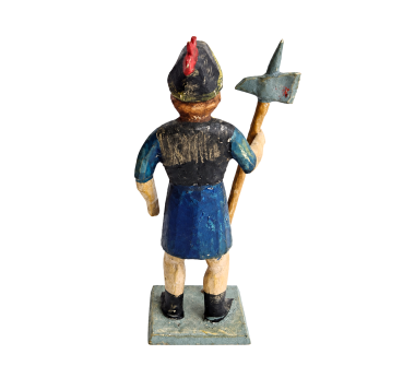 Preview: Grulicher Krippenfigur,  Torwächter / Soldat  (7 cm)