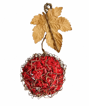 Preview: Fruit with blossom made of paper, tinfoil, and wire, circa 1930