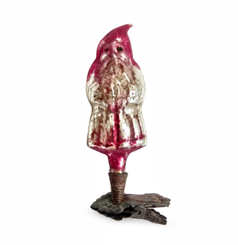 Lauscha Nikolaus / Santa auf Zwicker um 1910