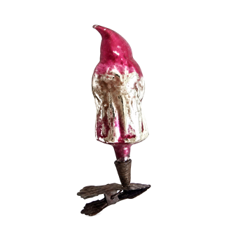 Preview: Lauscha Nikolaus / Santa auf Zwicker um 1910