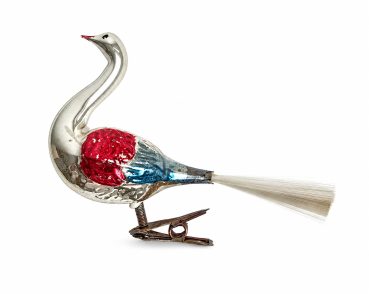 Bird / Peacock on clip, around 1940