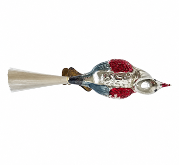 Preview: Bird / Peacock on clip, around 1940