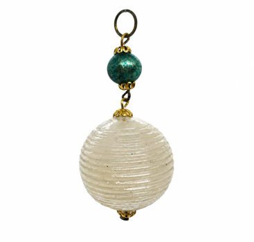 Glass Ornament, Wax filled, ca. 1920