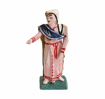 Antike Grulicher Krippenfigur / Maria um 1920 (7 cm)