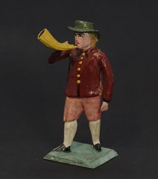 Grulich nativity figure " Shepherd with bugle ", ca. 1900 (7 cm)
