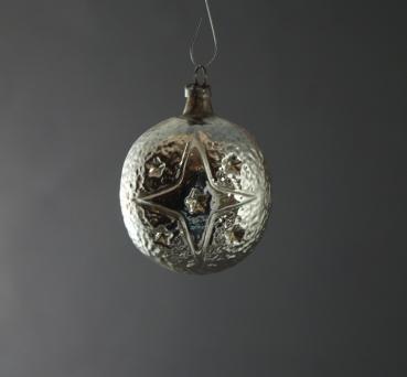 Lauscha Kugel mit Schmetterling ~ 1910