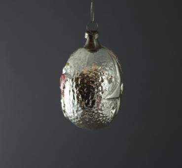 Lauscha Kugel mit Schmetterling ~ 1910