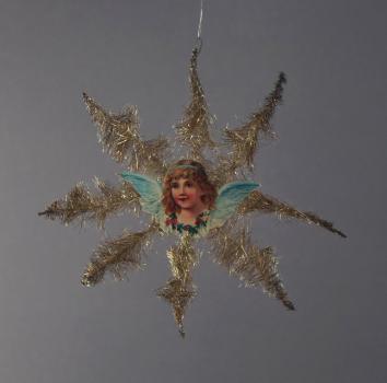 Tinselornament, Tinselstern ~ 1920