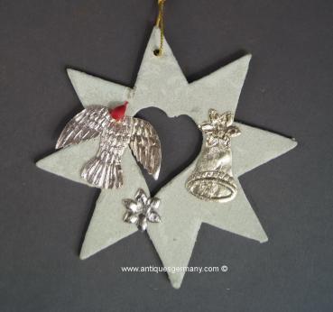 Cardboard ornament star, ca. 1930