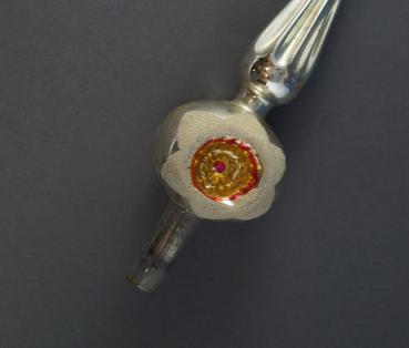 Antique indent Glass tree topper