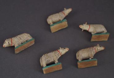 Grulich nativity figure "5 sheep"