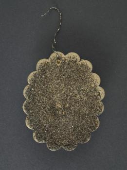 Cardboard ornament with Dog, ca. 1940