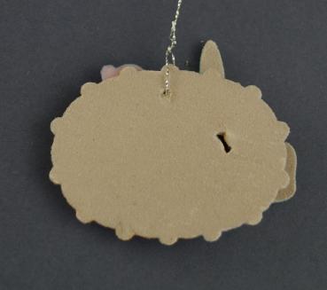 Cardboard ornament with Dwarf / Gnome, ca. 1940