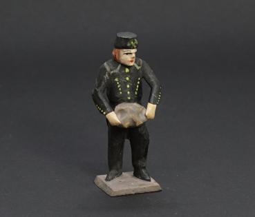 Grulicher Krippenfigur " Bergmann mit Erz " (7 cm)