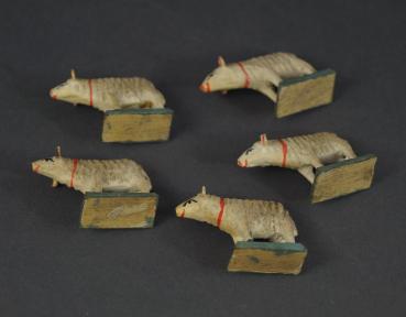 5 Grulicher Schafe - Krippentiere