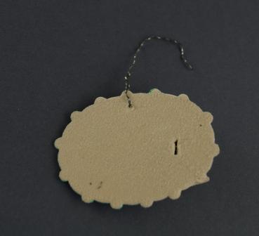 Cardboard ornament with Dwarf / Gnome, ca. 1940