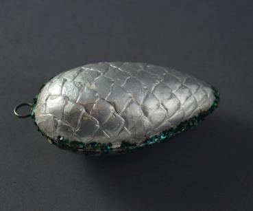 Cardboard Ornament, Pine Cone ~1930
