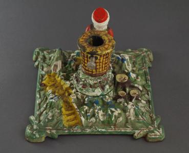 Christbaumständer aus Gusseisen, Nikolaus