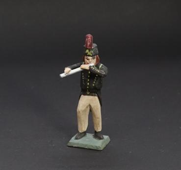 Grulicher Krippenfigur " Bergmann / Musikant mit Flöte " (7 cm)