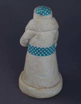 Alter Weihnachtsmann / Nikolaus aus Watte / Väterchen Frost - Russland
