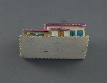 Cardboard ornament House, ca. 1940
