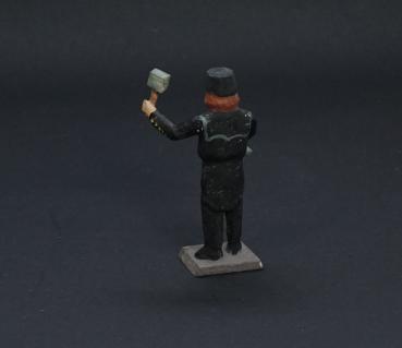 Grulich nativity figure " Mineworker with hammer and chisel "  (7 cm)