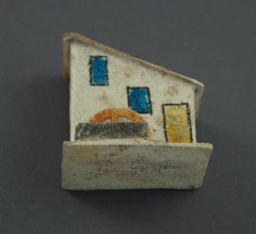 Cardboard ornament Watermill, ca. 1940/1950