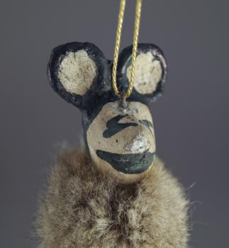 Mickey Mouse with Rabbit fur and Chenille, ca. 1930