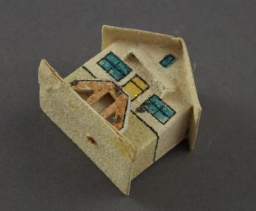 Cardboard ornament House, ca. 1950