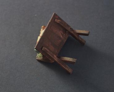 Grulicher Krippenfigur " Krippe mit Baby Jesus " (5 cm)