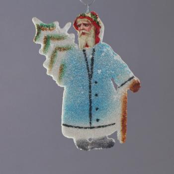 Cardboard ornament Santa, ca. 1930
