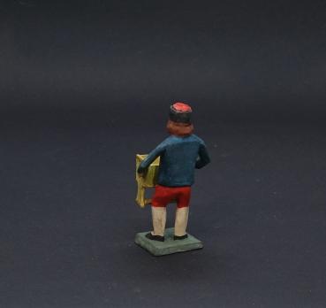 Grulich nativity figure  " Man with cradle " (7 cm)