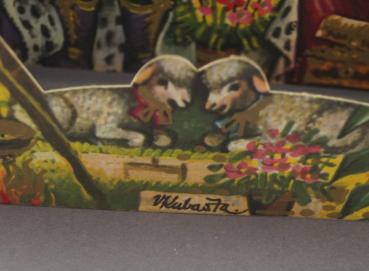 Cardboard Pop-up Nativity Scene - Vojtech Kubasta 1972