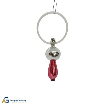 Gablonzer Glasornament " Schnuller ", ~ 1930