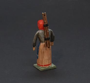 Grulich nativity figure " Women with brushwood "  (5 cm)