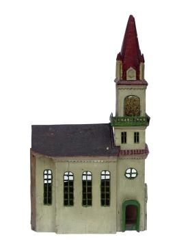 Gebäude Kirche für eine Krippe,  19. Jh.