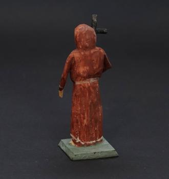 Grulich nativity figure  " Monk with crucifix " (7 cm)