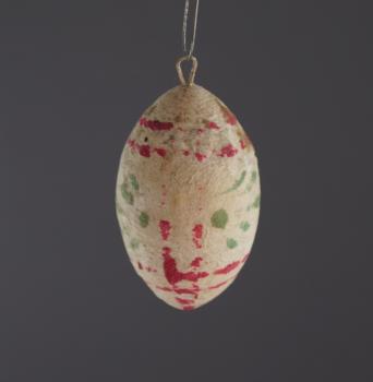 Spun cotton ornament, ca. 1900