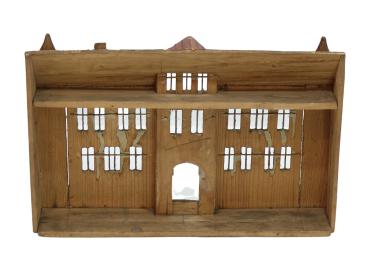 Gebäude Rathaus für eine Krippe,  19. Jh.